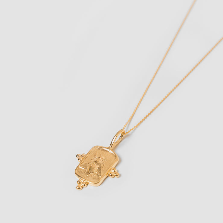 BEE NECKLACE | GOLD