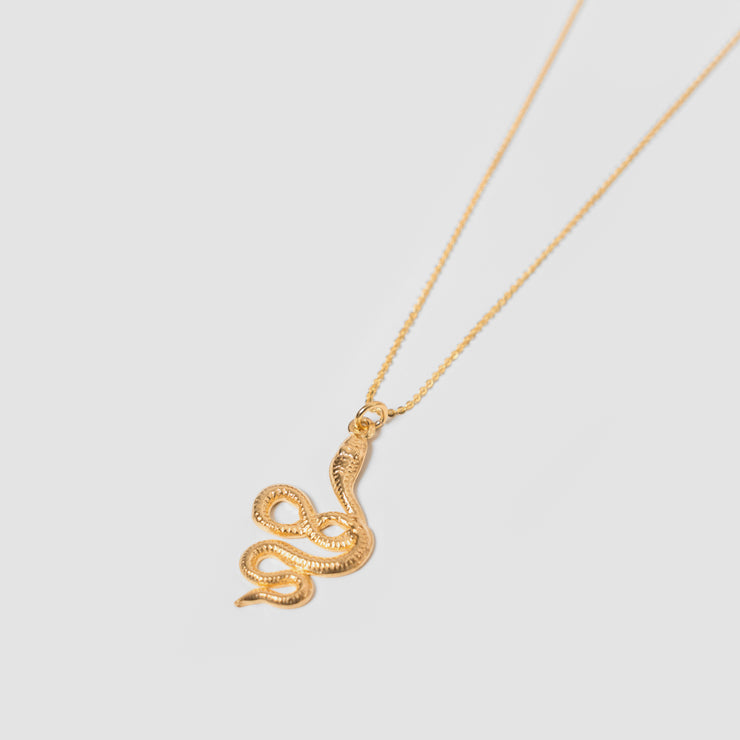 SNAKE NECKLACE | GOLD