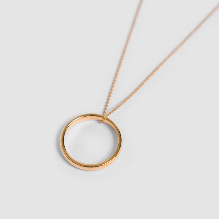 CIRCLE NECKLACE | GOLD